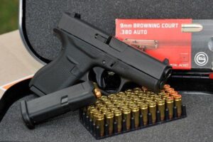 Pistola Glock G42 Cal .380ACP 6 TIROS