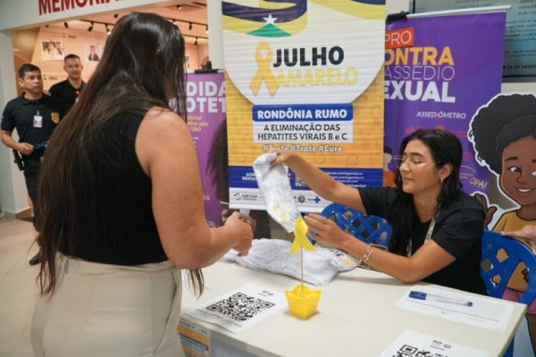 Julho Amarelo 2025: Lançado em Rondônia com foco na eliminação das hepatites virais