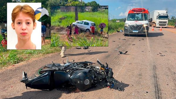 Tragédia na BR-364 mata jovem motociclista em Porto Velho