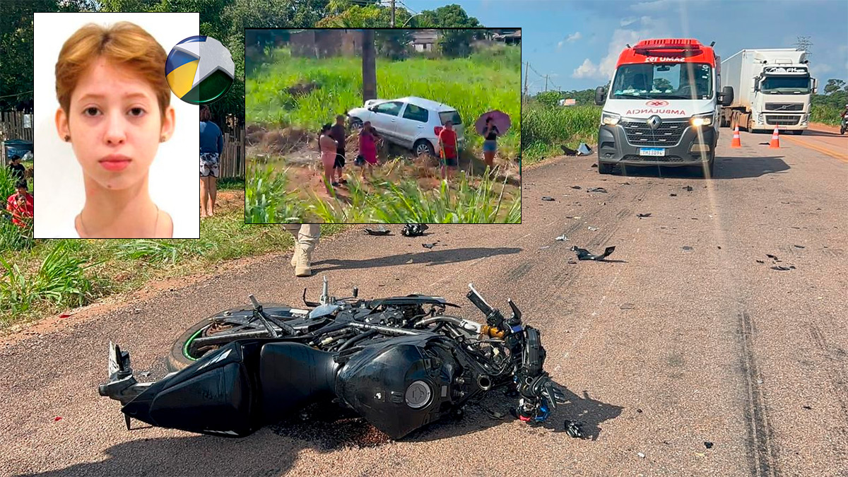 Tragédia na BR-364 mata jovem motociclista em Porto Velho